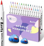Acrylic Marker Pens ARRTX 30A, 30 Pastel Colours