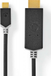 Nedis CCBW64655AT20 - 2 m - USB Typ-C - HDMI - Male - Male - Straight
