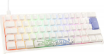 Ducky One 2 Pro Mini White Edition Gaming Tastatur, RGB LED - Cherry Red