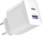 Anker Innovations Anker 312 - Netzteil - 20 Watt - 3 A - PD - 2 Ausgabeanschlussstellen (USB, USB-C)
