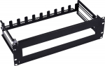 InLine InLine&reg; 19'' circuit breaker strip 3U, with depth-adjustable top-hat rail