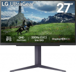 LCD Monitor|LG|27"|Panel IPS|2560x1440|16:9|180Hz|1 ms|Pivot|Height adjustable|Tilt|Colour Black|27GS85Q-B