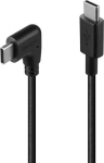 LINDY USB 2.0 Typ C Kabel, 90&deg; gewinkelt 1m