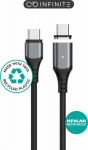 eSTUFF INFINITE (GRS) Magnetic USB-C, - C 2.0 Cable PD100W 480 Mbps