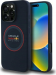Red Bull Red Bull RBHMP16X24SIILVR iPhone 16 Pro Max 6.9'' Hard Case Navy Silicone Red Ring MagSafe