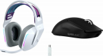 Headphones Logitech G733 Lightspeed White (981-000883) + G PRO X SuperLight 2 (910-006630)
