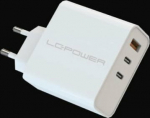 LC-Power USB-Ladeger&auml;t 110-240V f&uuml;r USB-C-/USB-A-Ger&auml;te 65W