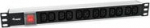Equip 19" Steckdosenleiste 12xIEC 60320 C13+Switch sw. Alu