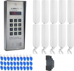 LASKOMEX SYSTEM INTERCOM 10 TENANTS, 1 ENTRY