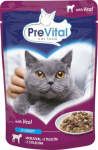 PREVITAL veal in sauce for cats 100g
