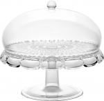 Fratelli Guzzini Guzzini VANITY Small Cake Stand with Dome Clear