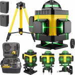 Extralink 4D Cross Line Laser Level Kit with Tripod