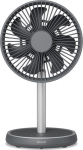 Duux Fan | Rize Flex | Stand Fan | Grey | Diameter 21 cm | Number of speeds 4 | Oscillation | 10 W