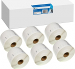 6x G&G Etiketten 32mm x 57mm sw- komp. m. Dymo 11354/ s0722540