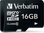M&auml;lukaart Secure Digital Verbatim MicroSDHC 16GB Class10