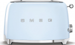 SMEG 50's Style Toaster TSF01PBEU Pastel Blue - 2 slice(s) - Blue - Stainless steel - Buttons - Stainless steel - 950 W