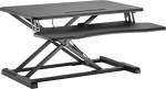 Equip Monitor table with sit-stand bench riser 15Kg sw