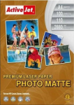 Activejet AP4-110M100L matte photo paper for laser printers; A4; 100 pcs
