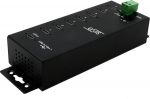 Exsys EX-1147HMVS - USB 3.2 Gen 1 (3.1 Gen 1) Type-C - USB 3.2 Gen 1 (3.1 Gen 1) Type-C - Schwarz - Metall