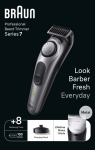 Braun BeardTrimmer 7 BT 7420 Battery 40 2 cm Gr&aring;