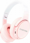 Canyon OnRiff 4 Headset Wireless Headband Connections/Music/Sport/Daily USB Type-C Bluetooth Pink