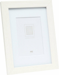 Deknudt S66KF1 P1 - MDF-plates - Glas - Holz - Wei&szlig; - Single photo frame - Tisch - Wand - 30 x 45 cm - Rectangular