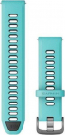 Garmin Quick-release silicone wristband, turquoise blue/Schwarz