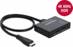 DELOCK HDMI Splitter 1 x HDMI in > 2 x HDMI out 4K 60 Hz