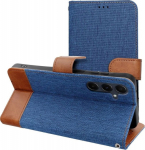 SIEMENS Holster JEANS Book do SAMSUNG S25 Edge niebieski