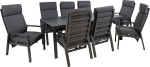 Garden furniture set TOMSON table and 8 chairs