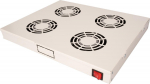 ROLINE Rack - L&uuml;fter Kit - with 4 fans - Hellgrau, RAL 7035 - 48.3 cm (19")