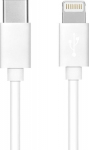 Kabel USB OEM USB-C - Lightning 1 m White
