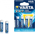 1x4 Varta Longlife Power Micro AAA LR03