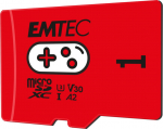 Emtec MicroSDXC 1TB UHS-I U3 V30 A2 Gaming Rouge
