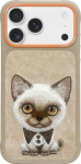 Case Nimmy Big Eyed Pet 2.0 Cat do iPhone 17 Pro beige