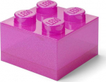 Lego Brick 4 40090801 light pink transparent