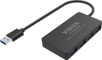 TECH DATA Vision - Hub - 4 x SuperSpeed USB 3.0 - Desktop
