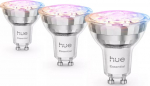 Philips Hue E WCA 345 GU10 3P EU | E27 | 8 W | 16 million colors, White and colored light