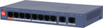 Dahua Europe Switch|DAHUA|DH-CS4010-8ET2GT-60|Switch layer L2|8xRJ-45 ports|RJ-45 Ports Type Fast Ethernet (10/100)|2xGigabit Ethernet (copper) ports quantity|8xPower over Ethernet (PoE) ports quantity|Total Power over Ethernet (PoE) budget 60 W|CS40 ...