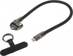 Lanberg Kabel USB-C M/M SMYCZ/PENDANT 0.3M 240W czarny