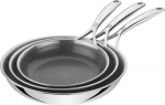 Zwilling Peak Stain.Steel 18/10 Frying Pan 3-Pc (20+24+28)