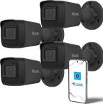 Camera IP Hilook by Hikvision tuba 4MP IPCAM-B4-P Black Collective packaging 4szt