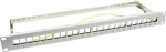 LogiLink Patch panel 19'' 1U 24x slot keystone shielded Gray (NK4041)