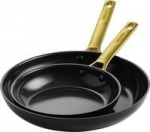 GreenPan Padova Reserve 2 pcs Frying Pan Set 20+26cm Black