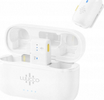 Microphone Luucco MiniPods K2 Lightning white 2 szt. + etui (SB11226)