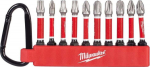 Milwaukee Tool Set MILWAUKEE BIT SET 10szt. CLIP HOOK