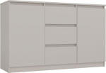 TOP E SHOP CHEST OF DRAWERS WITH 2 DOORS AND 3 DRAWERS, CASHMERE COLOUR