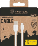 Tactical Stitch Thread USB-A/USB-C Cable 0.3m / white