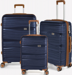 RAKEL W Kohvrite komplekt sinine RW Travel Alfrida Collection, 3tk. 20"/2.7kg+24"/3.4kg+28"/4.2kg,4 ratast