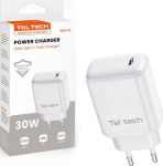 Teltech Charger TYP-C 30W white TCH-04